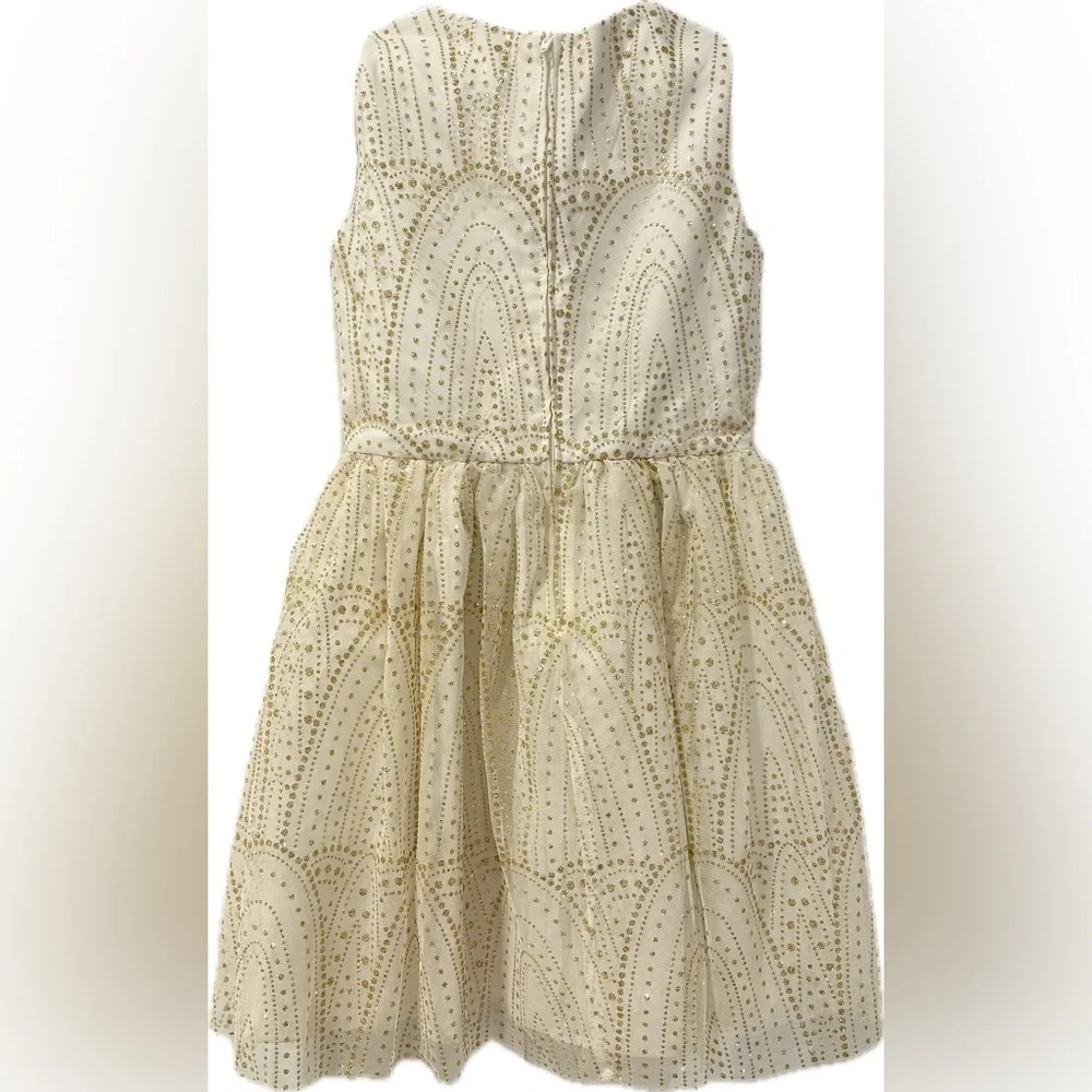 ✨ Sparkle and Shine Girl's Glitter Fit and Flare Dress ✨